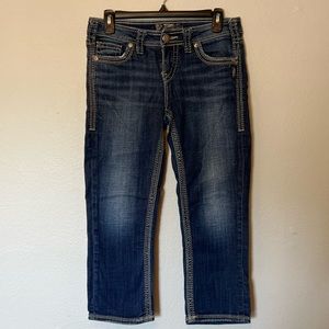 Silver Jeans Co. Aiko Denim Capri Pants